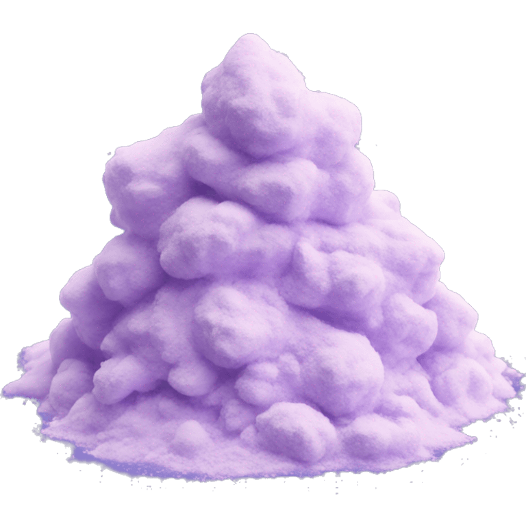 pastel purple pile of powder emoji