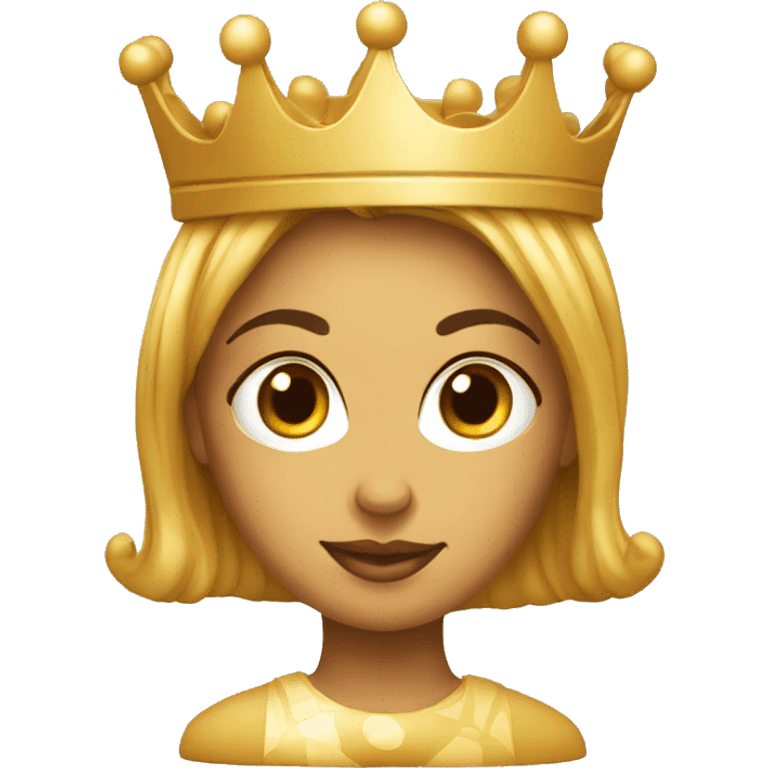 chess piece Queen black emoji