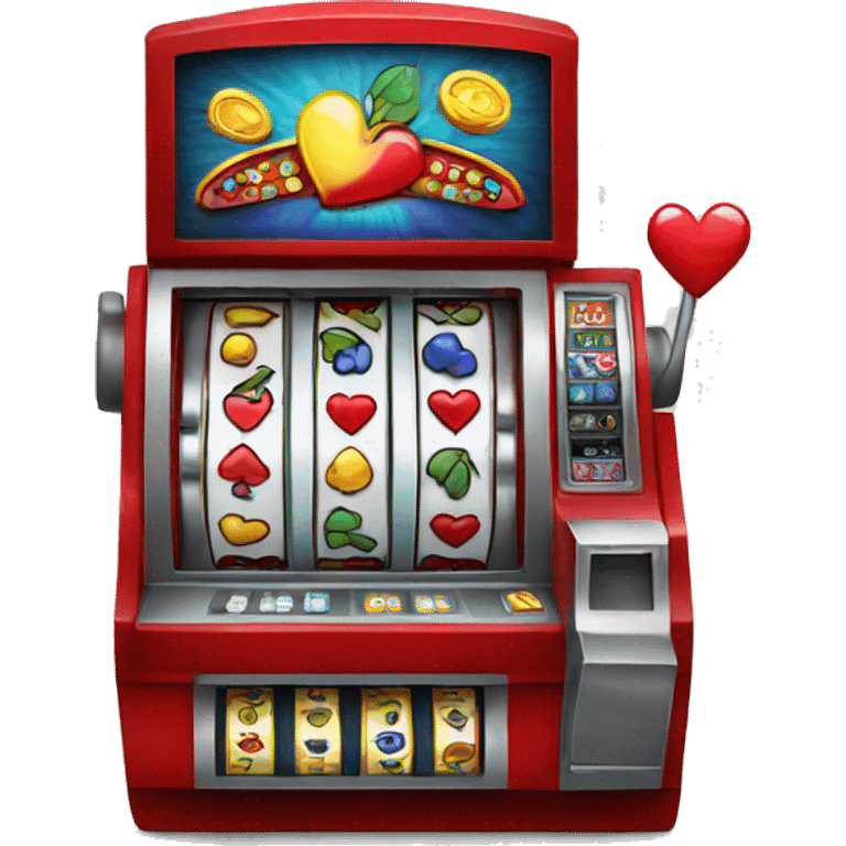 slot Machine heart emoji