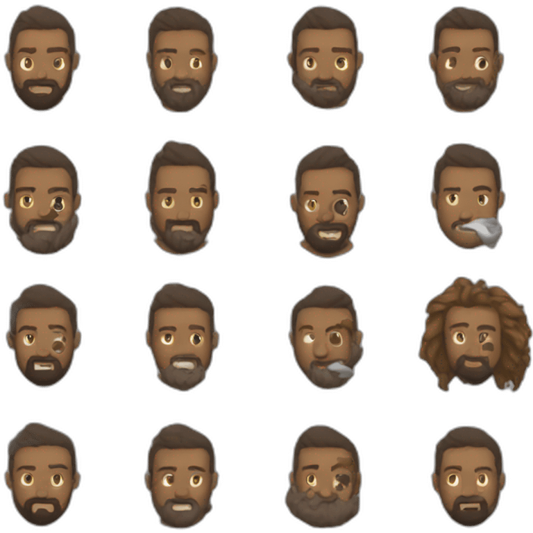 runner-fast-beard- run emoji