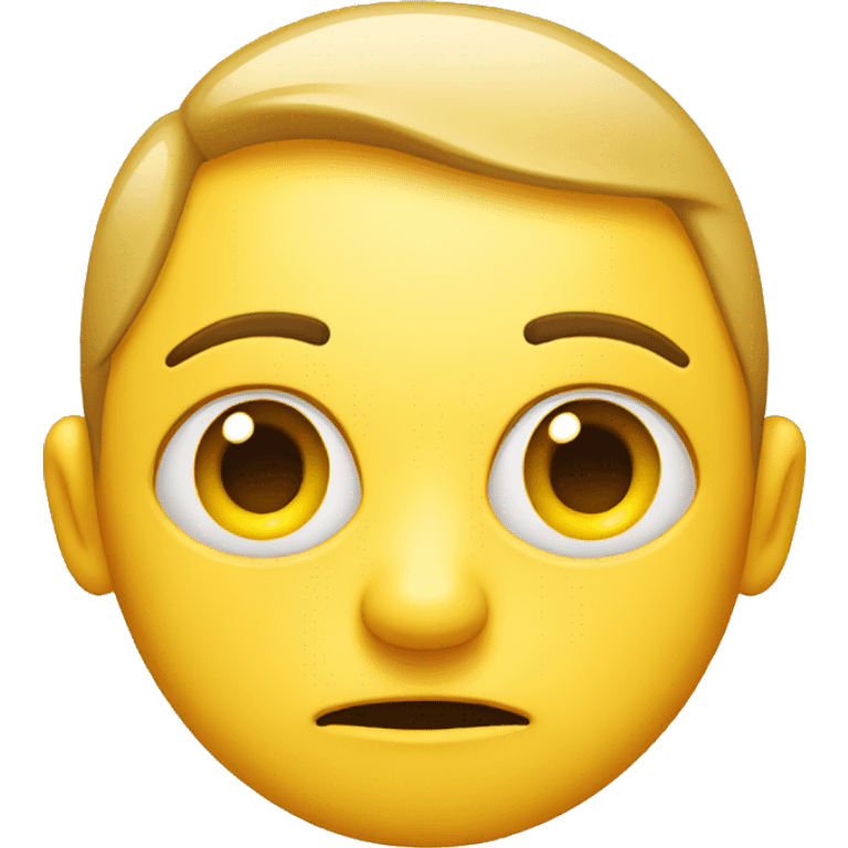 yellow emoji side eye emoji