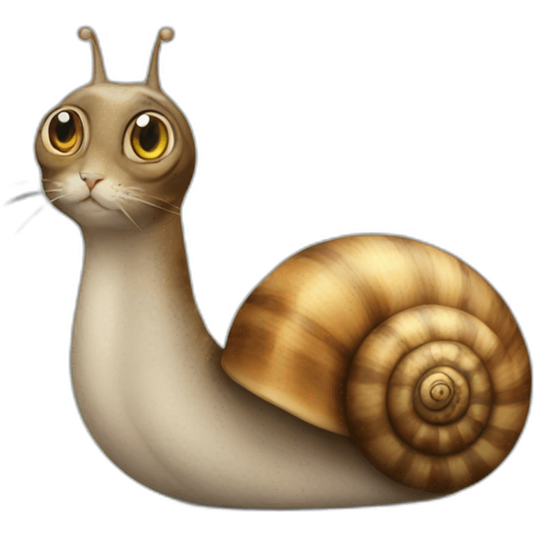 snail cat emoji