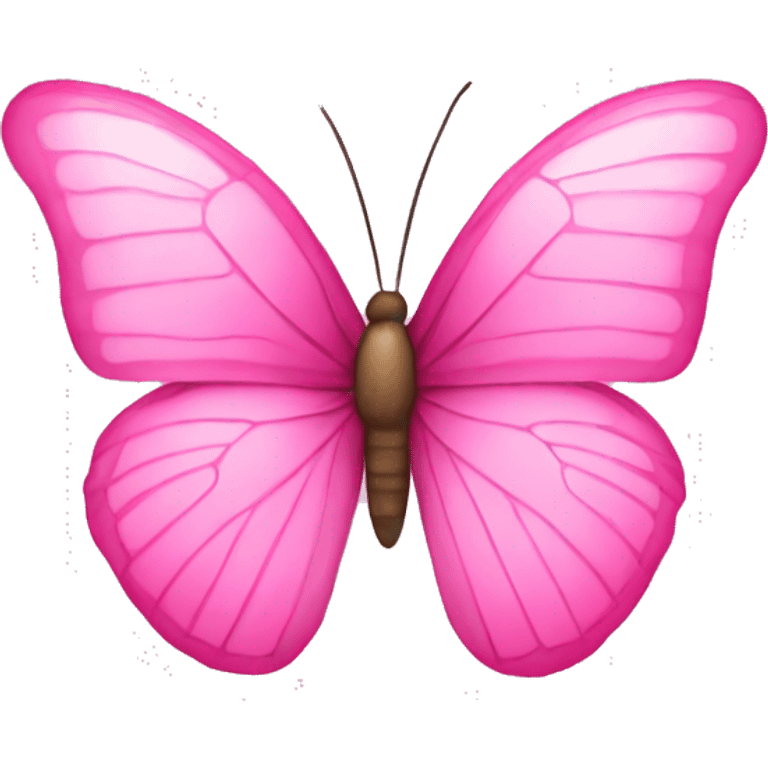 Pink butterfly  emoji