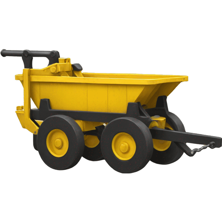 yellow mine cart with hand lever emoji