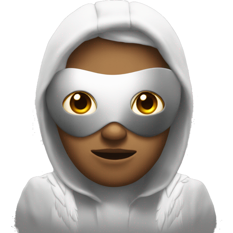 angel with ski mask emoji