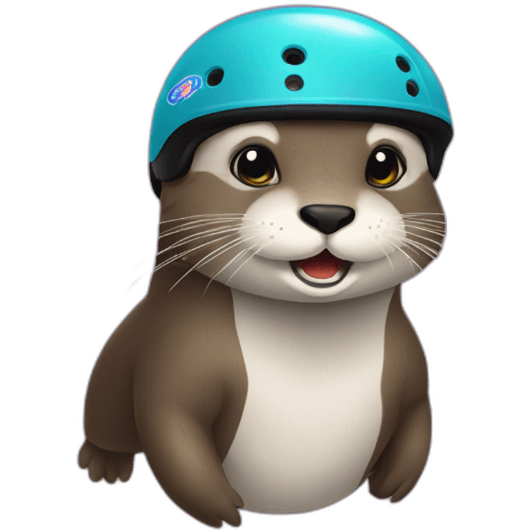 roller derby otter emoji