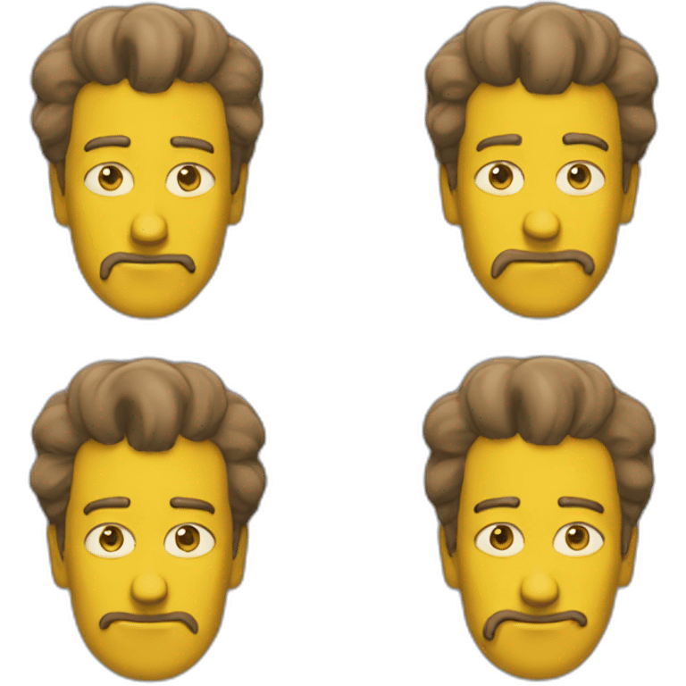 Hommes Simpsons emoji