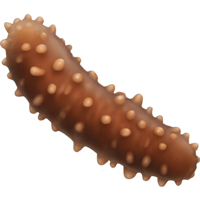 Flesh colored sea cucumber  emoji