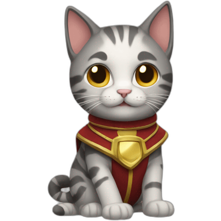 cat hero flash emoji