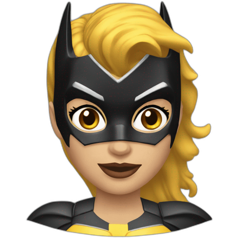 batgirl avec de l’argent emoji