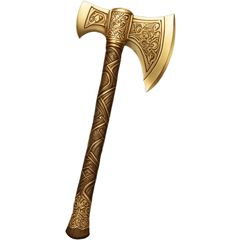 Gold Axe emoji