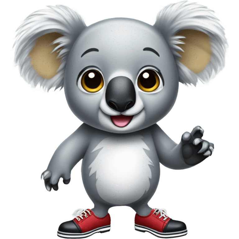 Koala in tap shoes emoji