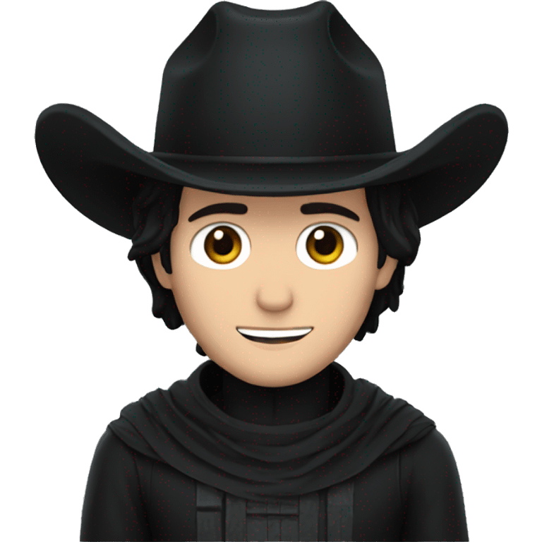 Kylo Ren wearing a cowboy hat emoji