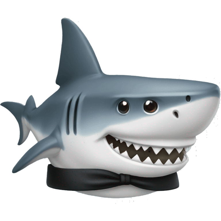 shark top hat emoji