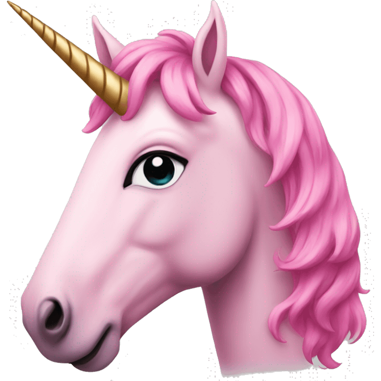 Pink unicorn  emoji