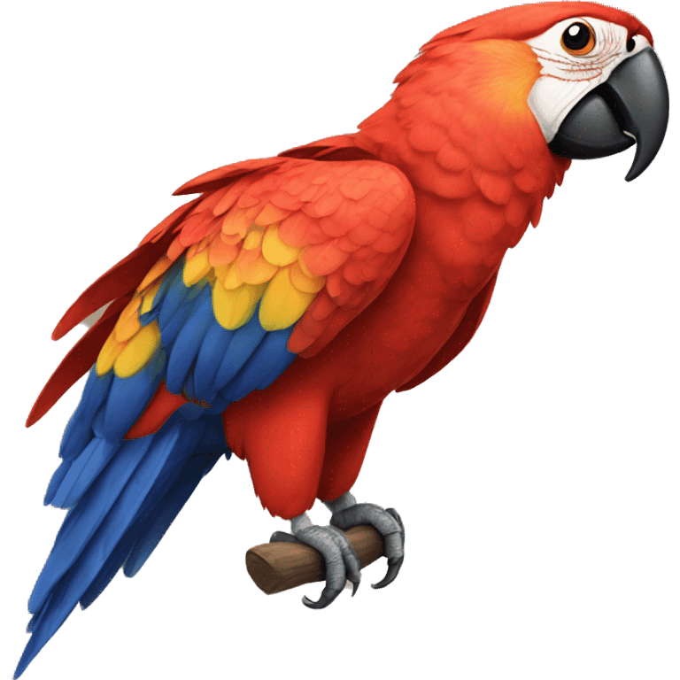 scarlet macaw emoji