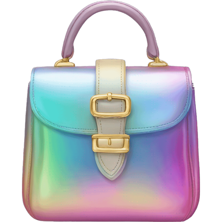 Iridescent prada bag emoji