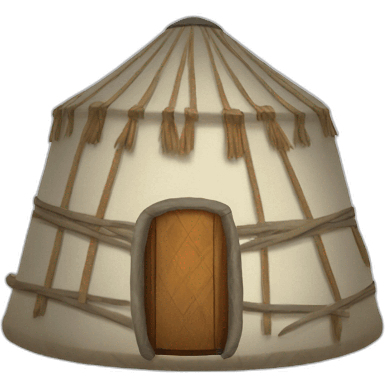 Kyrgyz yurt emoji