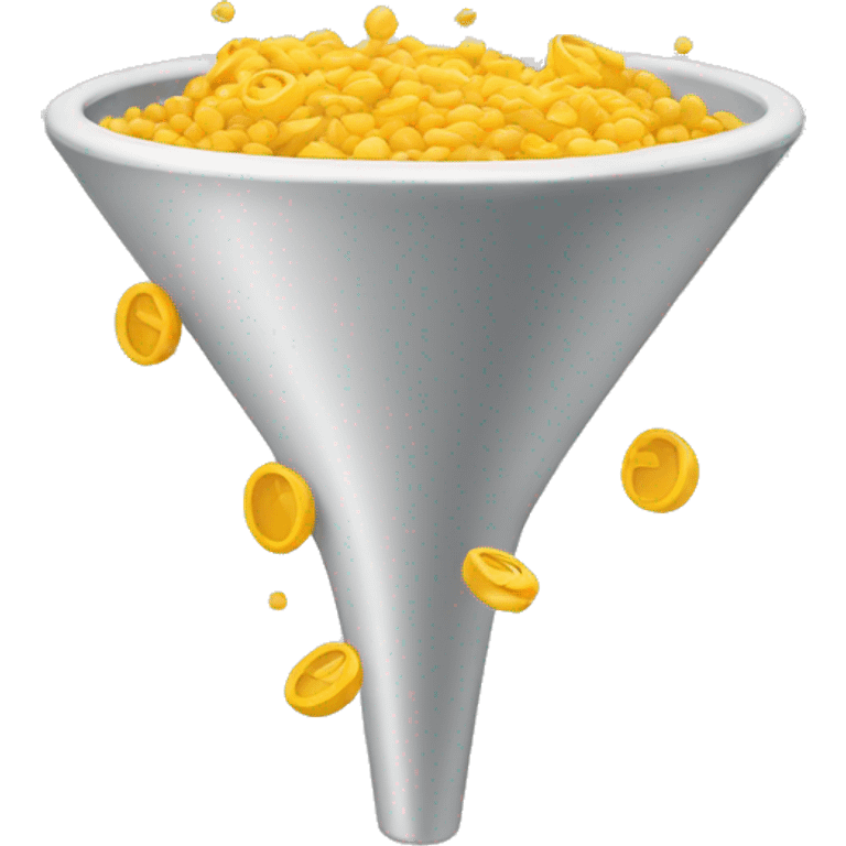 funnel de vendas emoji