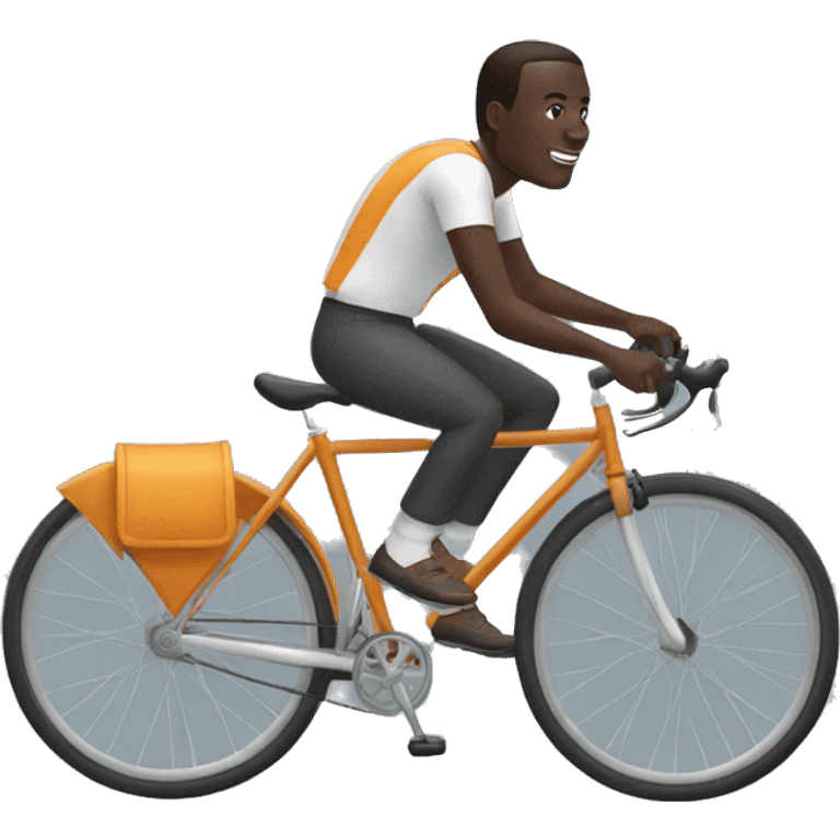 Allassane ouattara sur un velo emoji