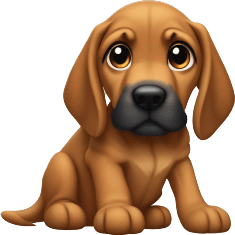 Bloodhound puppy emoji