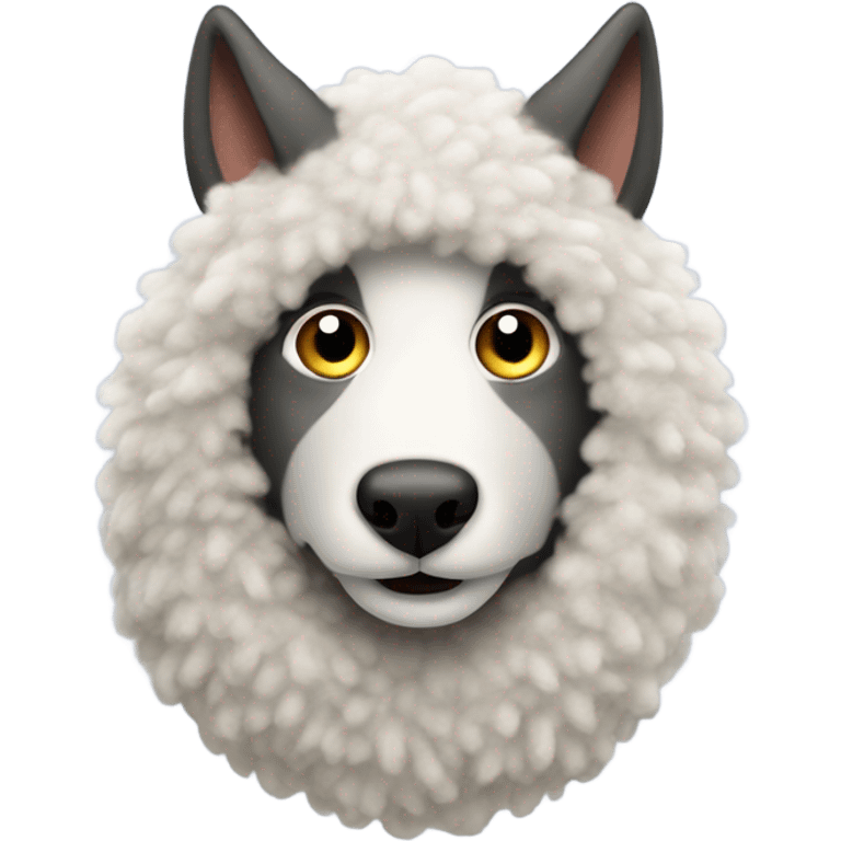 Wolf in sheep’s clothing emoji