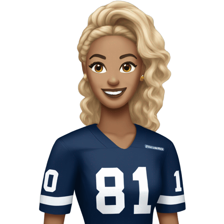 beyoncé penn state jersey emoji