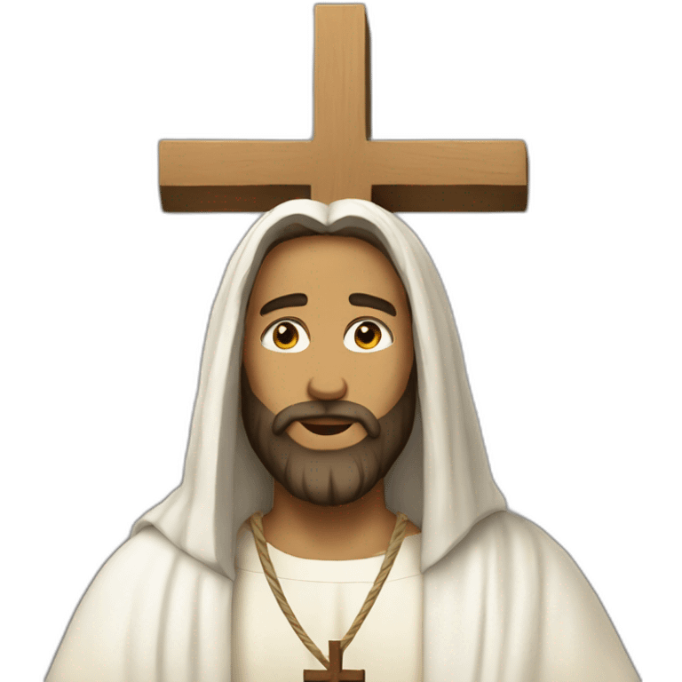 cross jesus love emoji