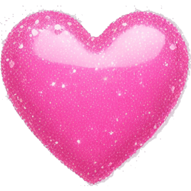 Sparkling pink heart emoji