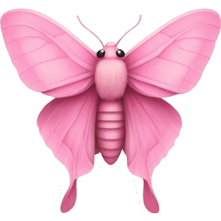 Pink moth emoji