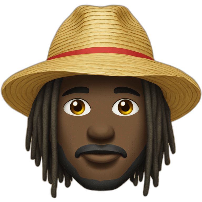 Wale with straw hat  emoji