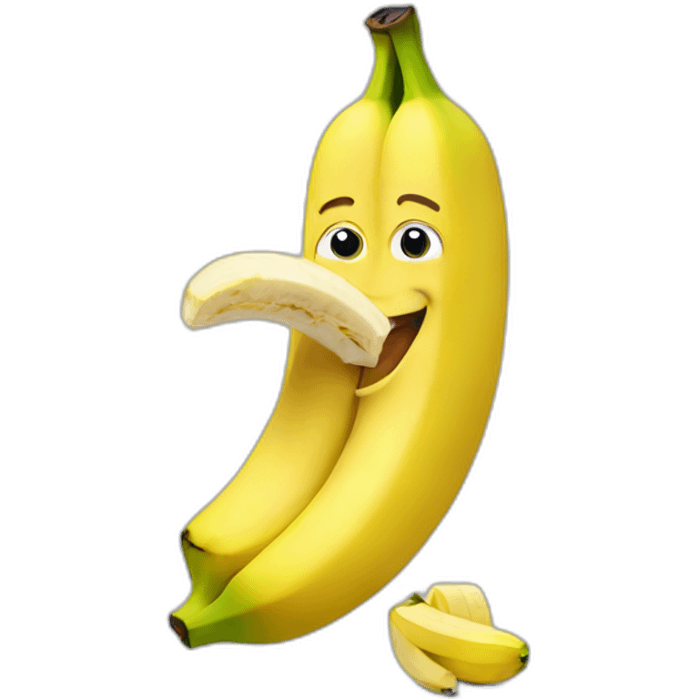 banana eating banana emoji