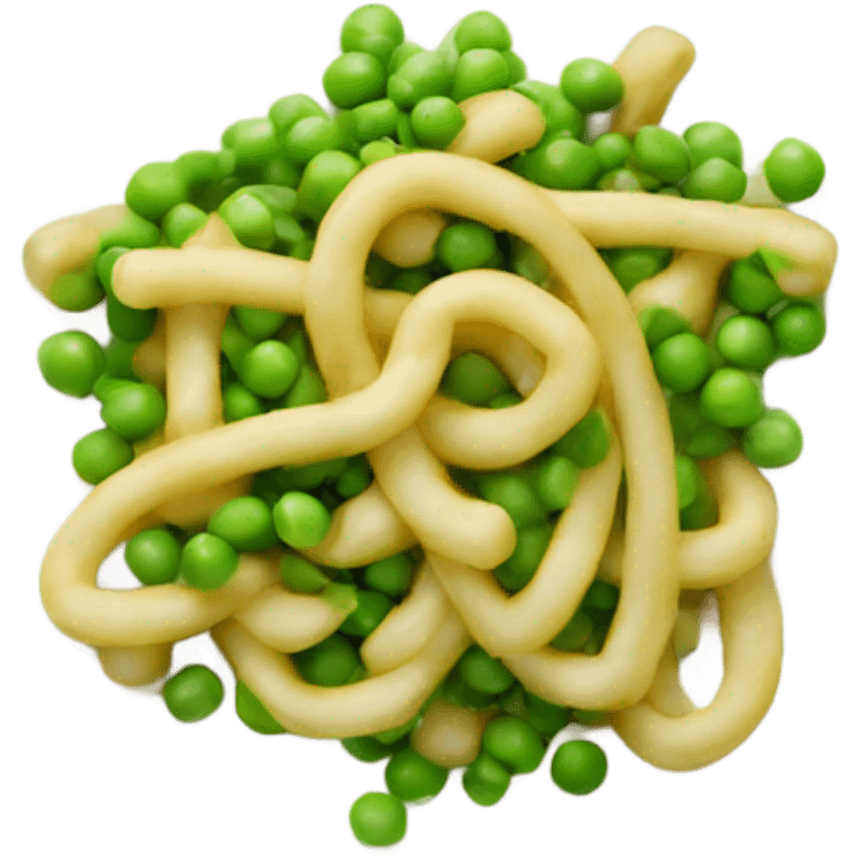 bucatini with some peas emoji