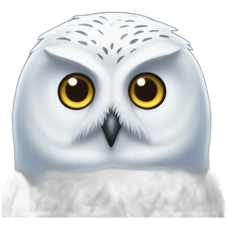 Snow owl emoji