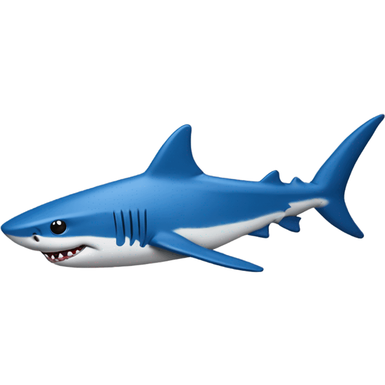 Shark with tattoo and dodgers hat emoji