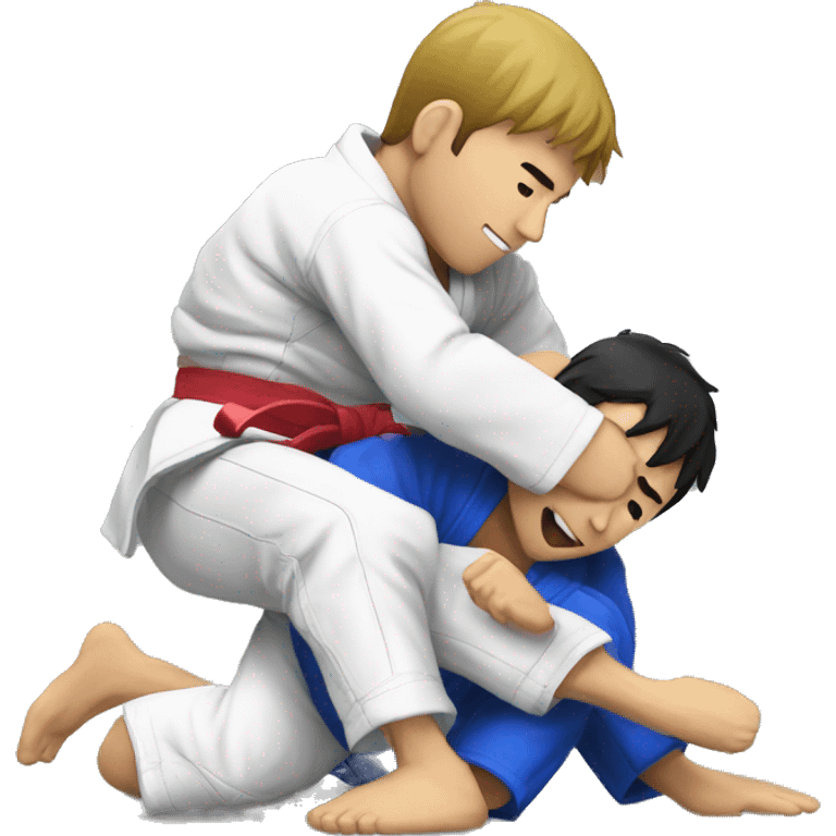 armbar submission BJJ with opponent emoji