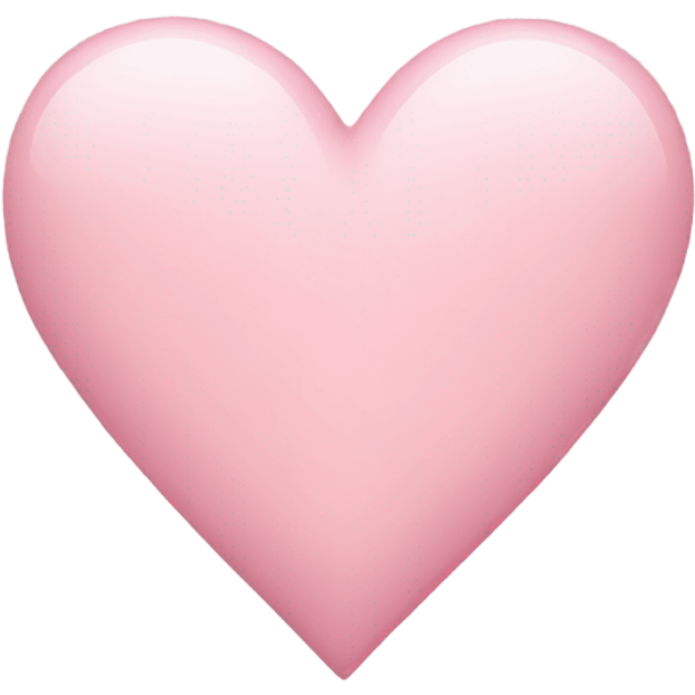 light pink heart emoji