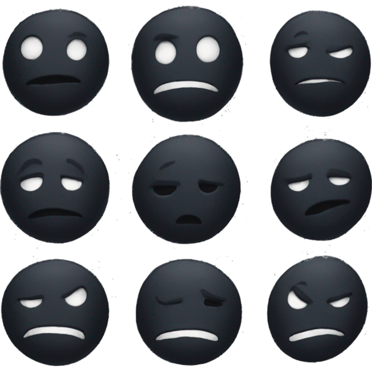 Dark moon emoji