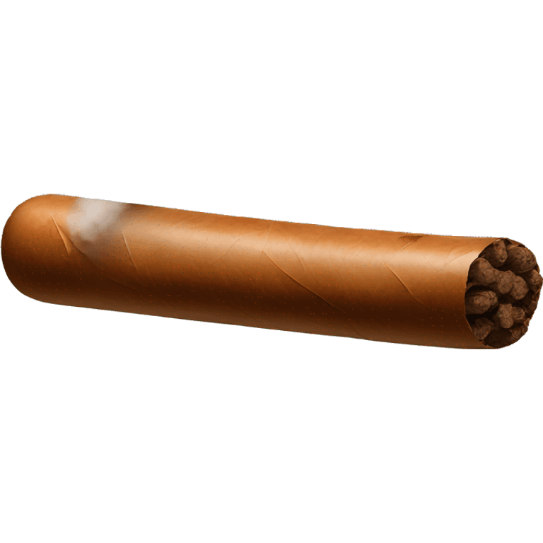 cigar with large smoke puff emoji