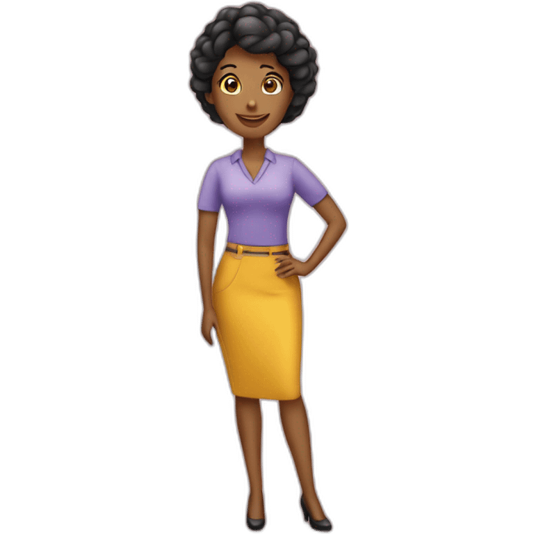 mujer-emprendedora-papeleria emoji