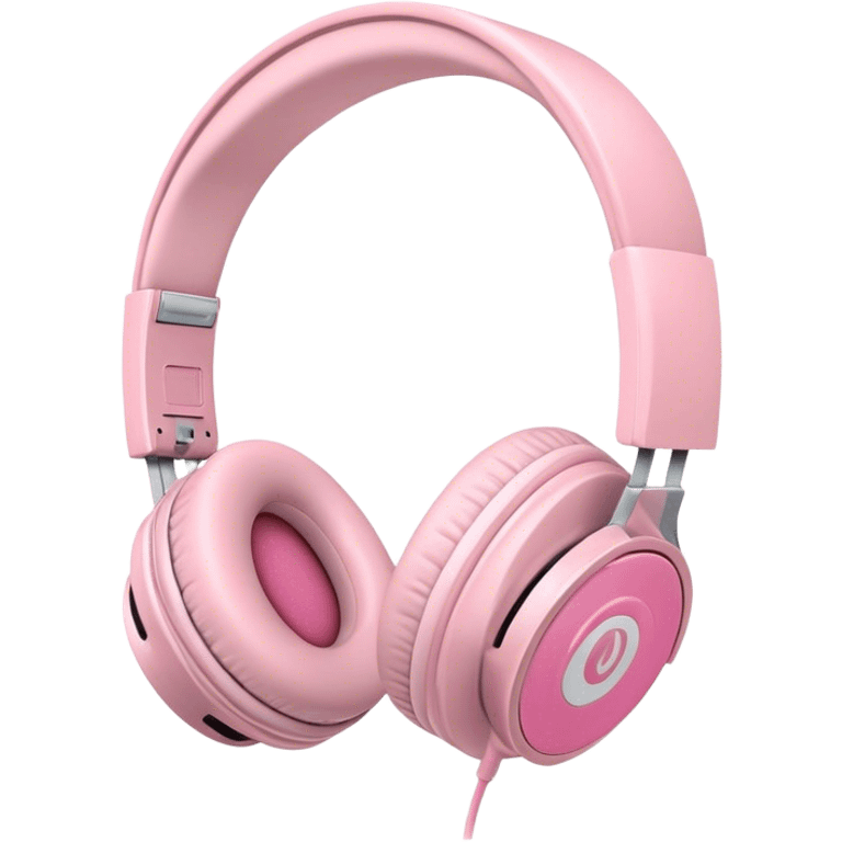 Light Pink headphones  emoji