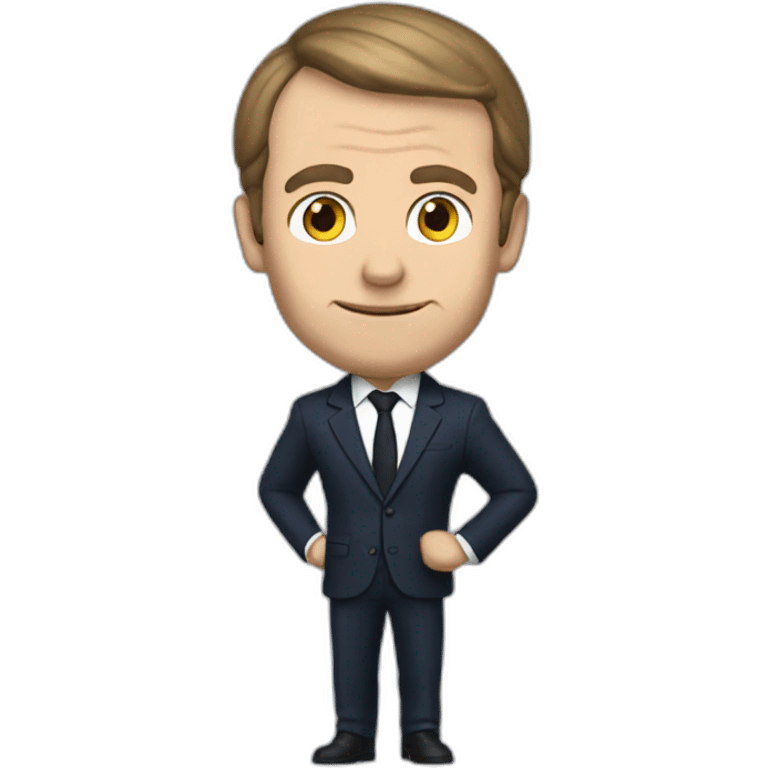 Macron au toil emoji