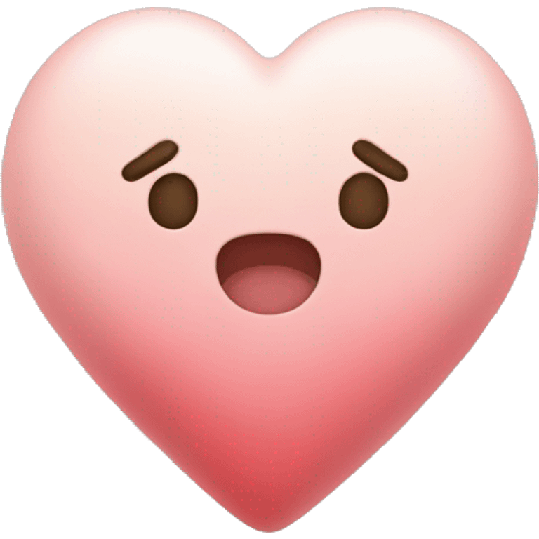 Mochi heart shape emoji