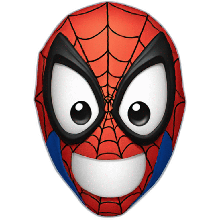 Goofy spiderman  emoji