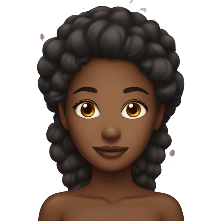 black girl skin care emoji