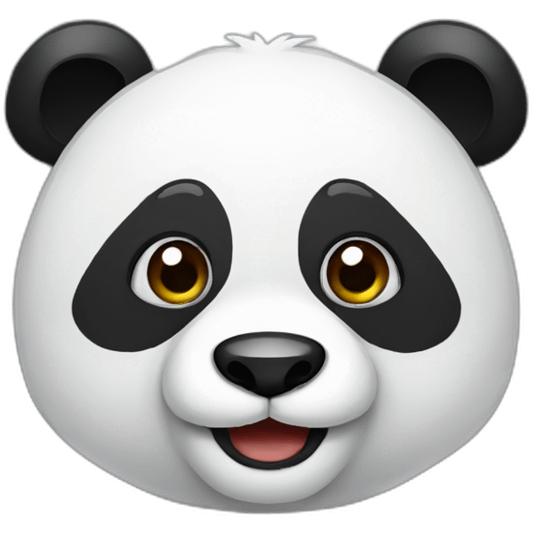 Panda con barba emoji