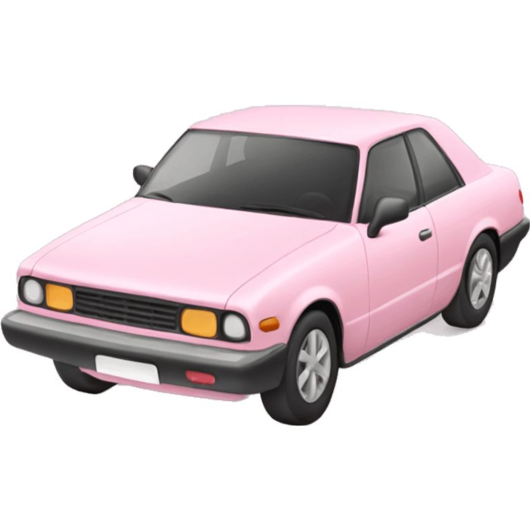 light pink car emoji