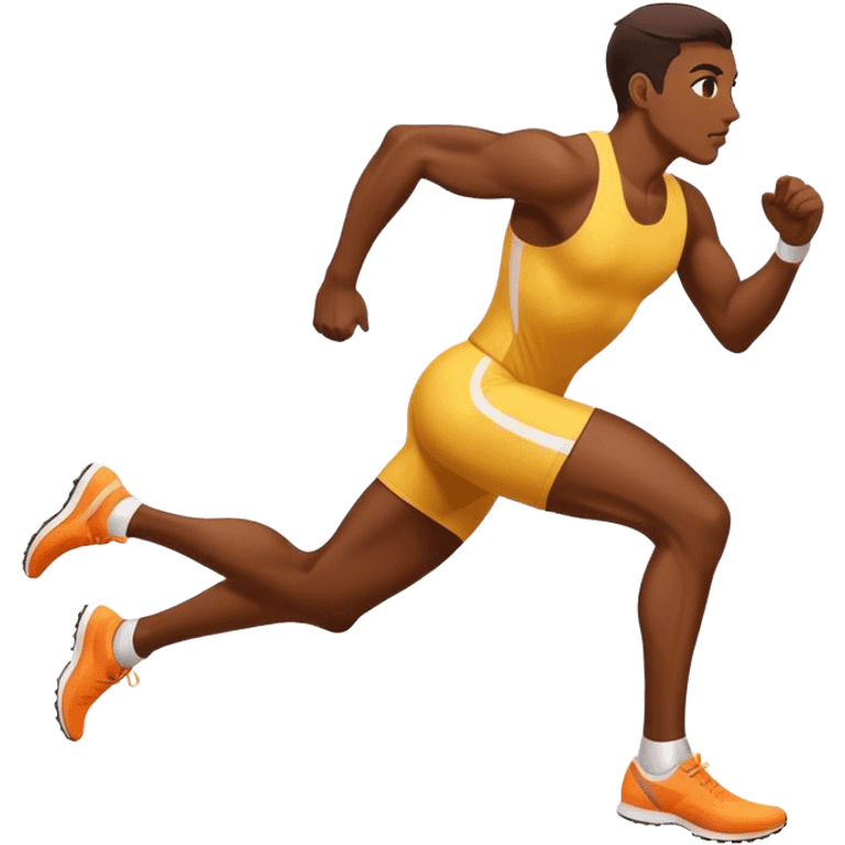 change skin color athlete sprinting emoji