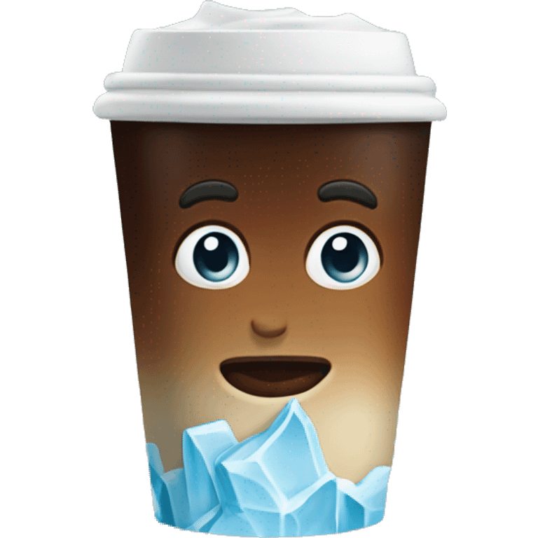 Ice coffie  emoji