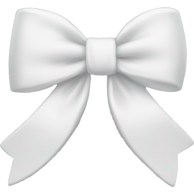 White bow emoji